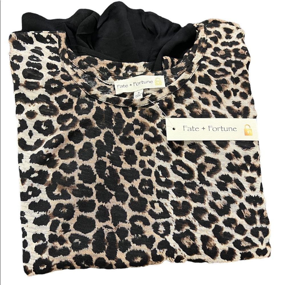 Leopard Design Tunic Shirt
